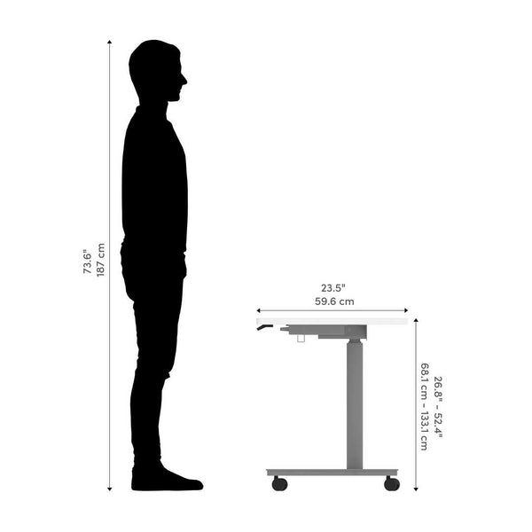36W x 24D Small Standing Desk