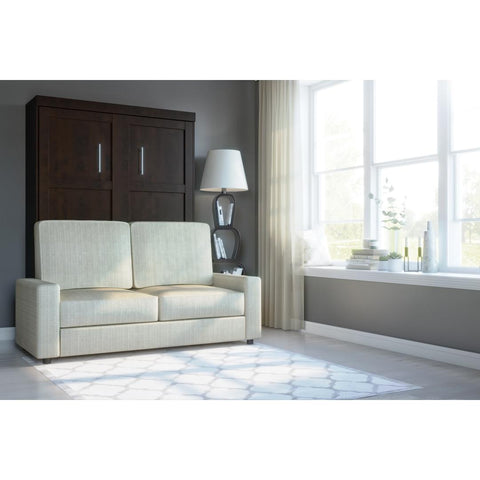 Lit escamotable double avec canapé (73L)