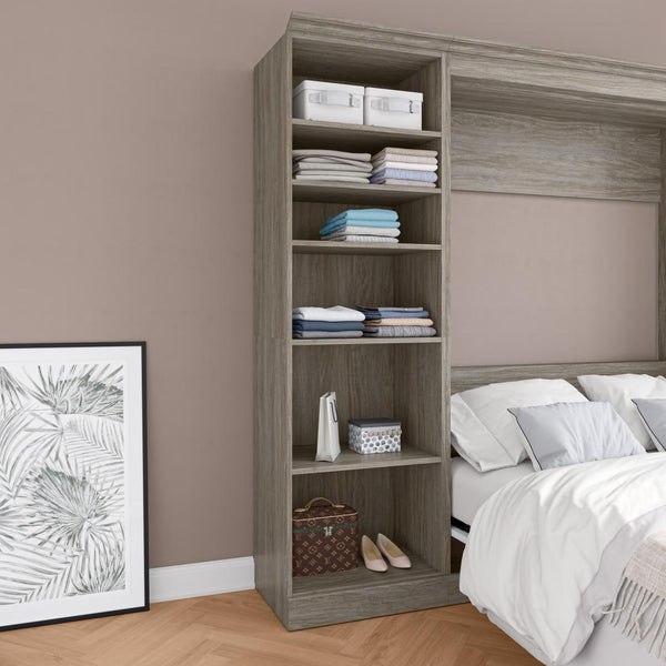 Traditional Closet System with Shelves, 25W x 20D