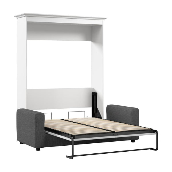 Lit escamotable double avec canapé (73L)