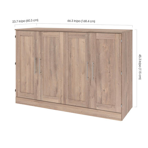 Grand lit cabinet (queen) 66L avec matelas