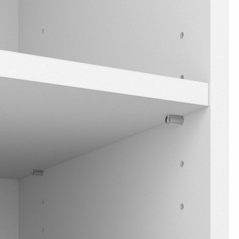 24W Tall Storage Cabinet with Doors and Drawers