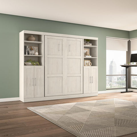 Full Murphy Bed with Closet Storage Organizers (109W)