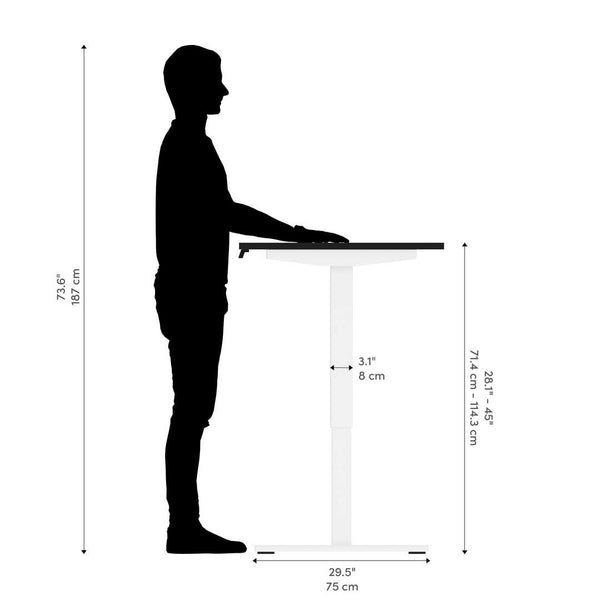 60W x 30D Electric Standing Desk
