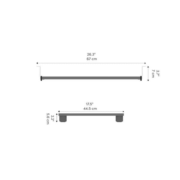 Tablette clavier et support d’unité centrale