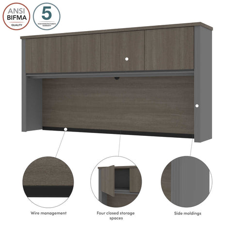 Huche 72L pour bureau sans caisson