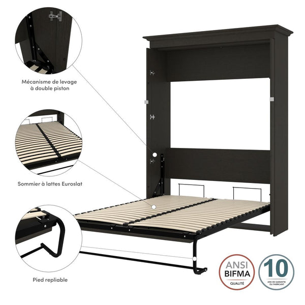 Lit escamotable double 66L