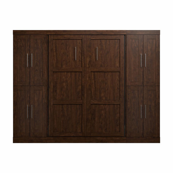 Full Murphy Bed with Storage Cabinets (109W)