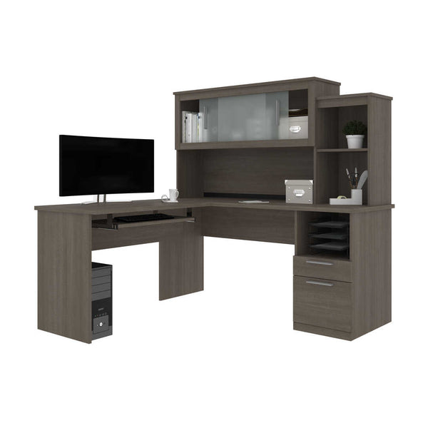 Bureau en L 65L avec huche