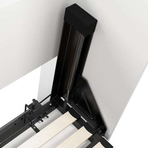 Grand lit escamotable avec armoires (115L)