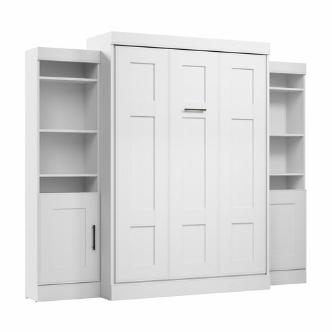 Full Murphy Bed and 2 Storage Cabinets (102W)
