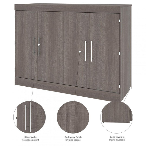 Lit cabinet deux places (double) avec matelas 60L