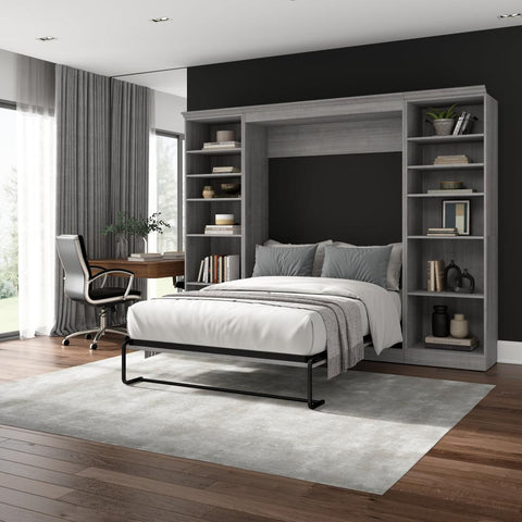 Full Murphy Bed and 2 Closet Organizers (109W)