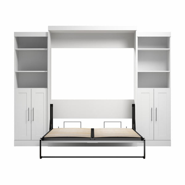 Queen Murphy Bed with Closet Storage Organizers (115W)
