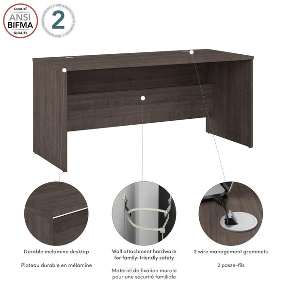 Bureau sans caisson 65L