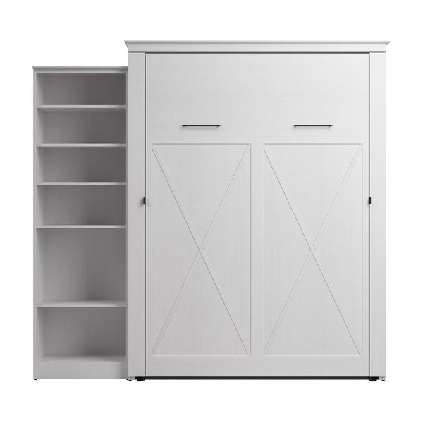 Grand lit escamotable avec organisateur de garde-robe (94L)