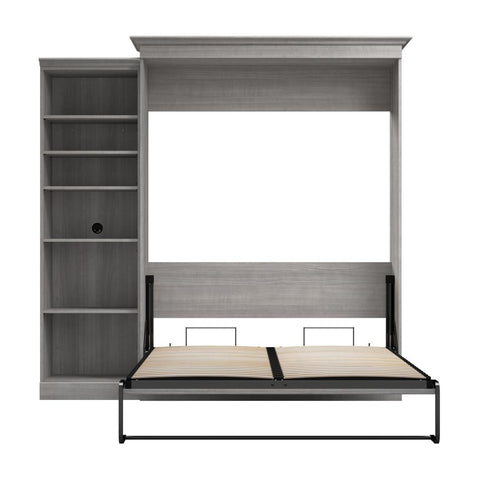 Grand lit escamotable avec organisateur de garde-robe (92L)