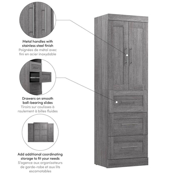 Armoire 25L avec tiroirs