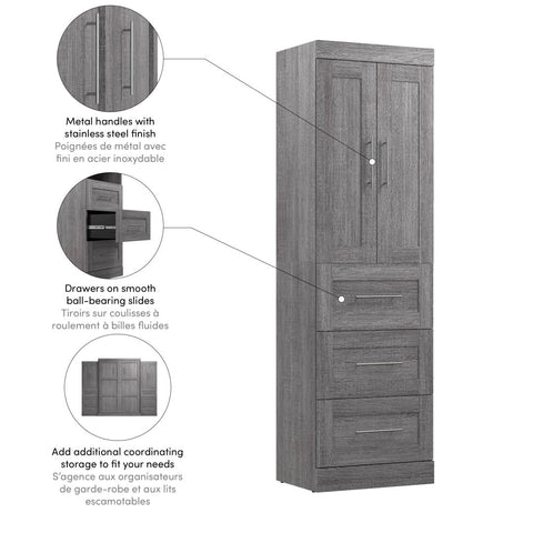 Armoire 25L avec tiroirs