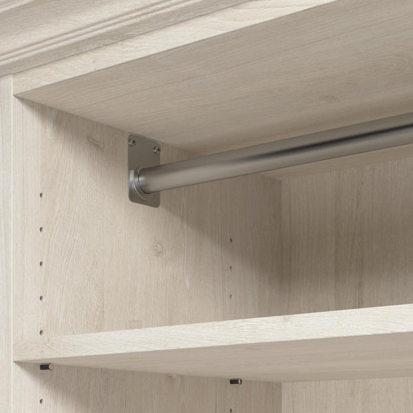 Traditional U-Shaped Closet System with Shelves, Drawers, Clothing Rods, Doors & Cubbies, 108W x 61D