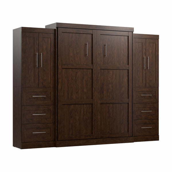 Grand lit escamotable avec armoires-penderies (115L)