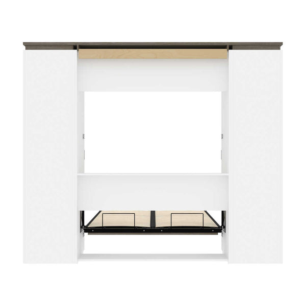 Lit escamotable deux places (double) et solutions de rangement étroites avec tiroirs (99L)