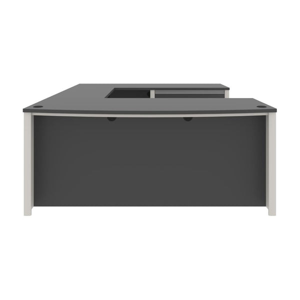 72W U-Shaped Executive Desk with Lateral File Cabinet
