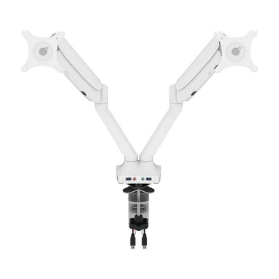 Support double pour moniteurs avec pistons