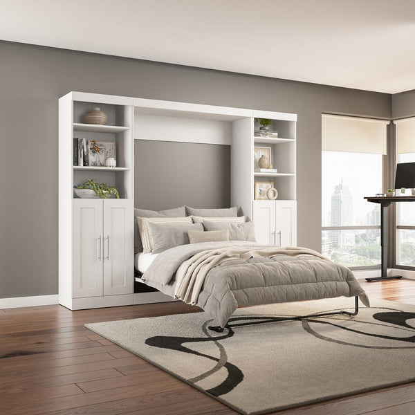 Full Murphy Bed with Closet Storage Organizers (109W)