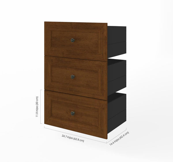 Traditional Drawers (3) Set, 25W x 15D