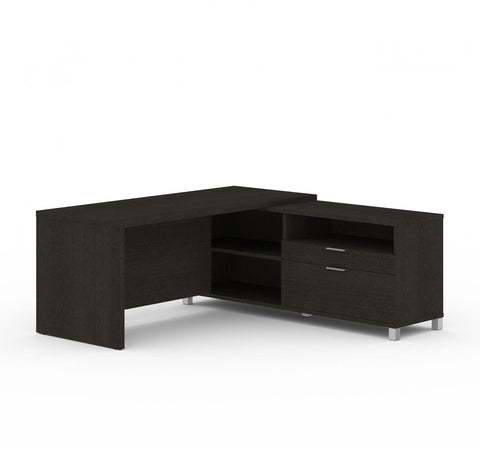 72W L-Shaped Office Desk