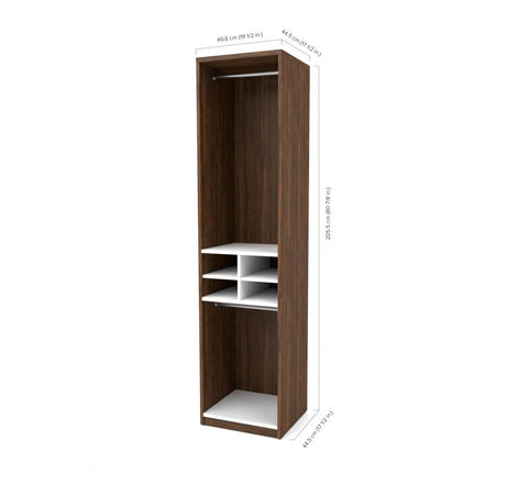 Organisateur de garde-robe avec compartiments 40L