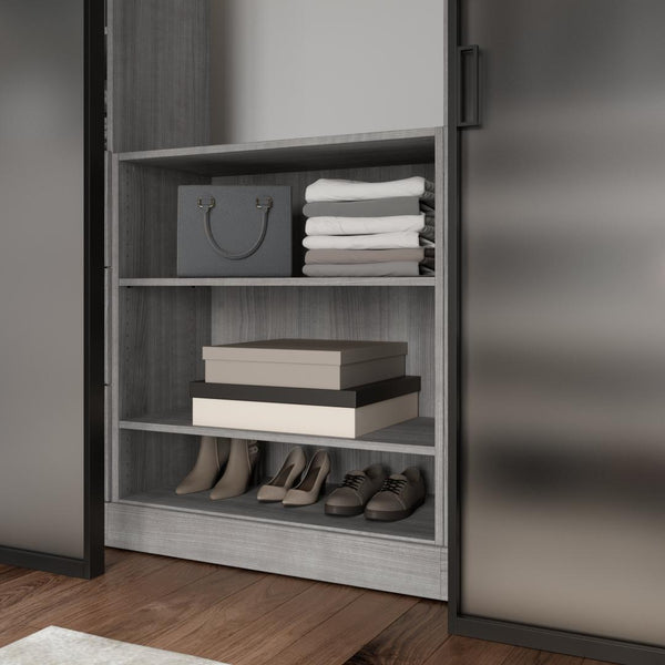 Traditional Small Closet System with Shelves, 36W x 19D