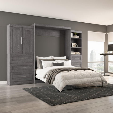 Grand lit escamotable avec rangement ouvert et fermé (126L)
