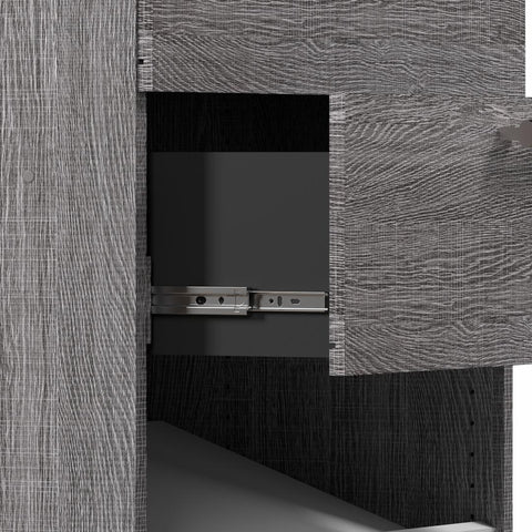 Organisateur de garde-robe avec table de chevet 40L