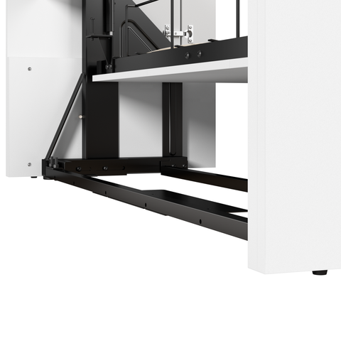 Lit escamotable double avec bureau 61L