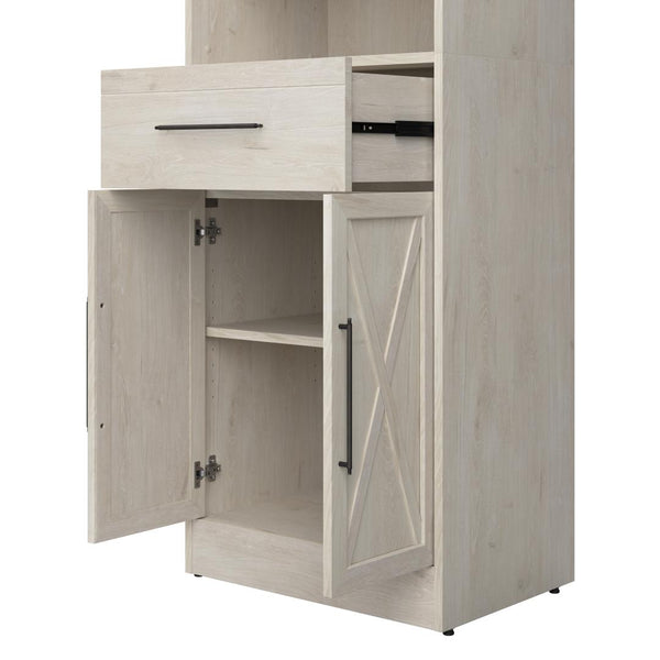 Organisateur de garde-robe avec tiroir et portes 25L