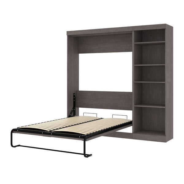 Full Murphy Bed with Shelving Unit (84W)