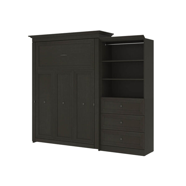 Queen Murphy Bed with Shelving Unit (103W)