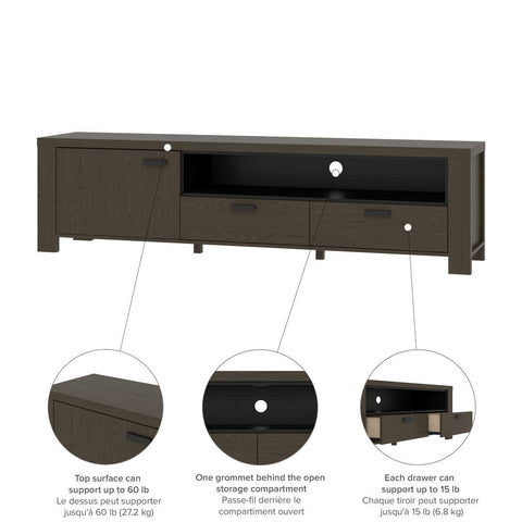 76W TV Stand for 85 inch TV