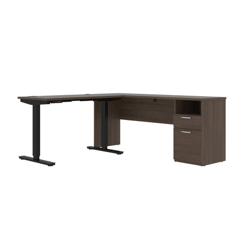 72W L-Shaped Electric Standing Desk