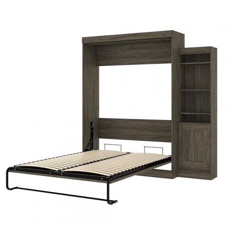 Grand lit escamotable avec armoire (87L)