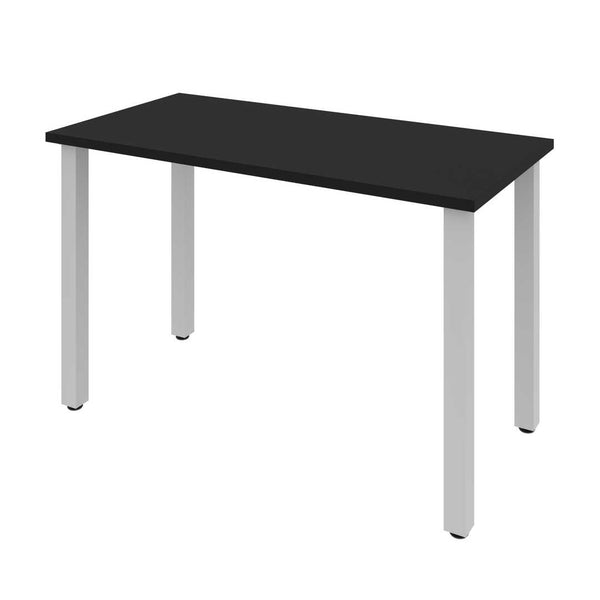 48W Table Desk with Square Metal Legs