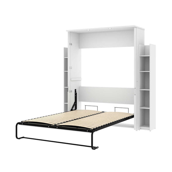 88W Queen Murphy Bed with Shelves