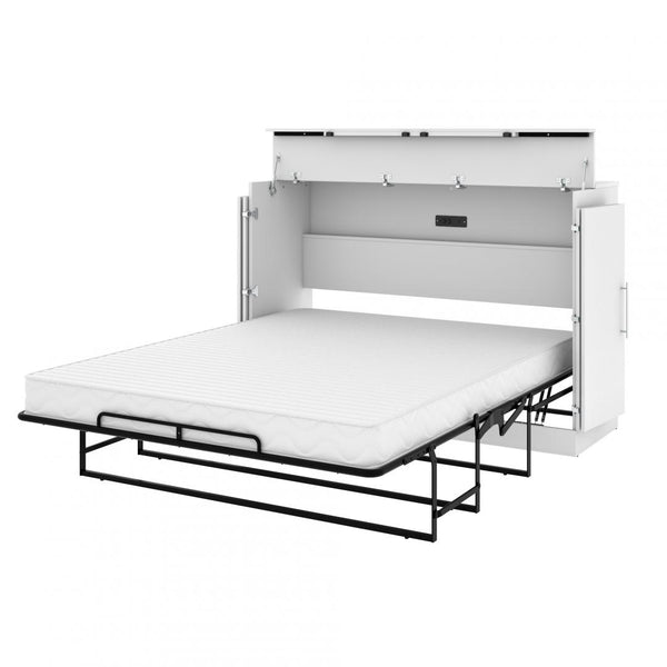 Grand lit cabinet (queen) 67L avec matelas