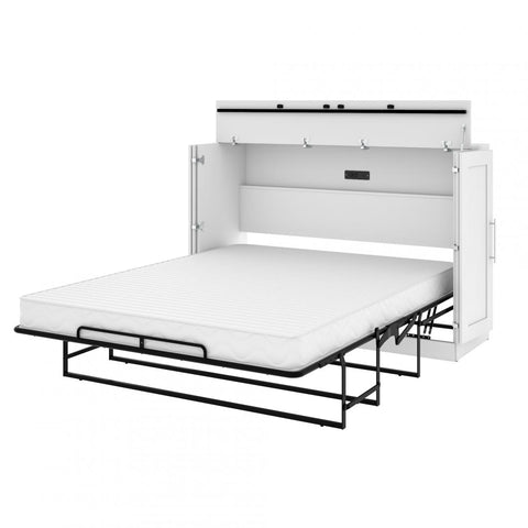 Grand lit cabinet (queen) 66L avec matelas