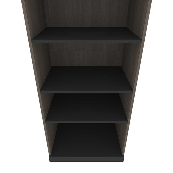Full Murphy Bed and Shelving Unit with Drawers (89W)
