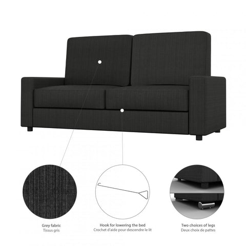 Sofa for Queen Murphy Bed (no backrest)
