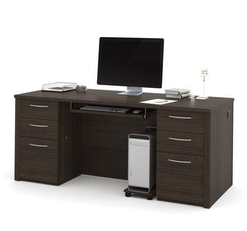 72W Executive Desk with Two Pedestals