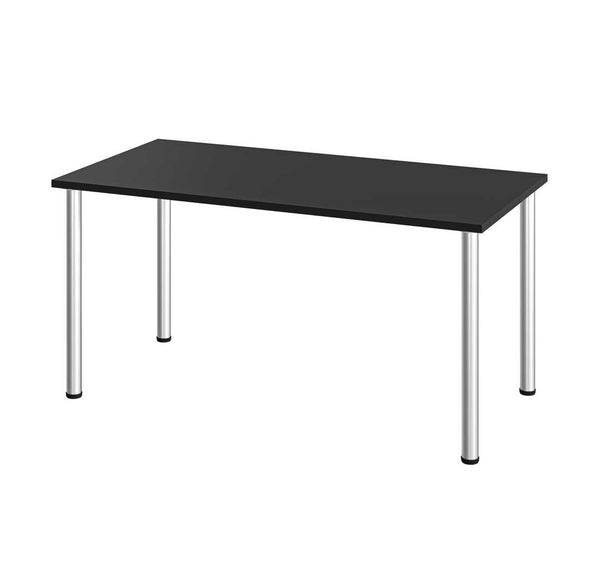 60W Table Desk with Round Metal Legs